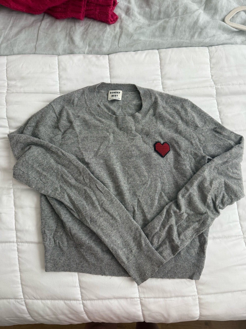 Aritzia Sunday Best Grey Sweater Size XS